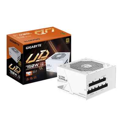 GIGABYTE GP-UD750GM 750W V2 ICE, 80 Plus Gold Certified Fully Modular Power Supply