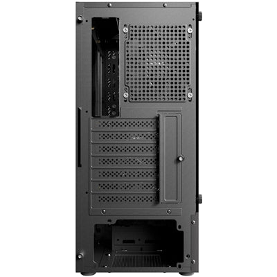 Antec, Antec AX26 RGB Elite Mid-Tower Gaming Case, ATX/mATX/ITX, 4x 120mm RGB Fans, Tempered Glass, Black, Mid Tower