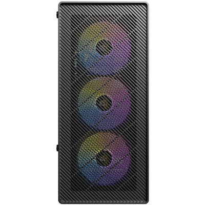 Antec, Antec AX26 RGB Elite Mid-Tower Gaming Case, ATX/mATX/ITX, 4x 120mm RGB Fans, Tempered Glass, Black, Mid Tower