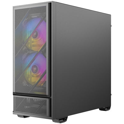 Antec, Antec P30 Air Mid-Tower ATX Gaming Case, High-Airflow Mesh Front, Support for 360 mm Radiator, Tempered Glass Side Panel, USB-C & Five Pre-Installed Fans, Mid Tower