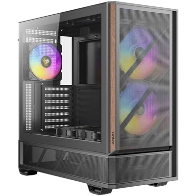 Antec, Antec P30 Air Mid-Tower ATX Gaming Case, High-Airflow Mesh Front, Support for 360 mm Radiator, Tempered Glass Side Panel, USB-C & Five Pre-Installed Fans, Mid Tower