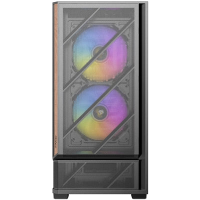 Antec, Antec P30 Air Mid-Tower ATX Gaming Case, High-Airflow Mesh Front, Support for 360 mm Radiator, Tempered Glass Side Panel, USB-C & Five Pre-Installed Fans, Mid Tower