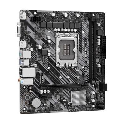 ASRock H610M-HDV/M.2 R2.0 Super Alloy Intel 1700 Socket Motherboard, Micro-ATX, 2x DDR4 Slots, 1x M.2 Socket, GbE LAN, 1x D-Sub / 1x DisplayPort / 1x HDMI Port