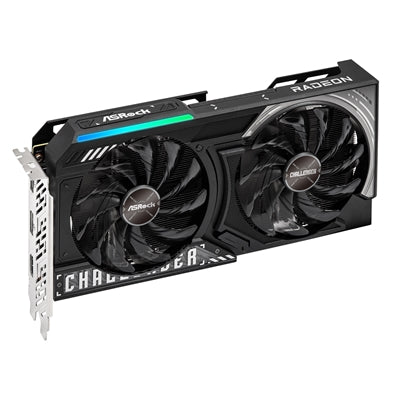ASRock AMD Radeon RX 9060 XT Challenger OC 16GB GDDR6 Graphics Card | 3290MHz Boost | Dual Fan
