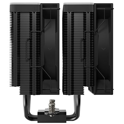 DeepCool, DeepCool AG620 BK ARGB V2 Dual-Tower CPU Air Cooler - Matte Black, Intel: LGA 1851, LGA 1700, LGA 1200, LGA 1151/1150/1155AMD: AM5, AM4