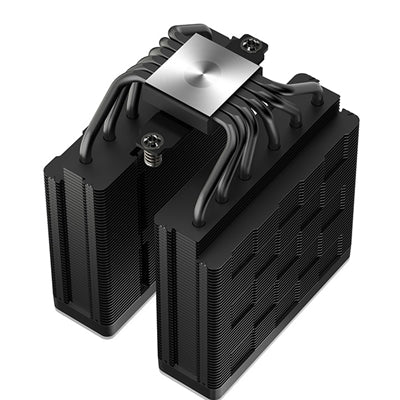 DeepCool, DeepCool AG620 BK ARGB V2 Dual-Tower CPU Air Cooler - Matte Black, Intel: LGA 1851, LGA 1700, LGA 1200, LGA 1151/1150/1155AMD: AM5, AM4