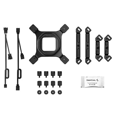 DeepCool, DeepCool AG620 BK ARGB V2 Dual-Tower CPU Air Cooler - Matte Black, Intel: LGA 1851, LGA 1700, LGA 1200, LGA 1151/1150/1155AMD: AM5, AM4