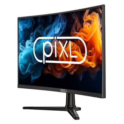 piXL PX27CC301B 27 Inch 240Hz HDR 10+ Full HD Curved Gaming Monitor with 1920 x 1080 Resolution, 1ms Response Time, HDR 10+, DisplayPort, HDMI & VESA Mount