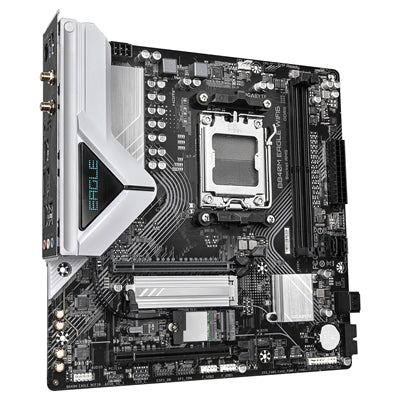 GIGABYTE B840M EAGLE WIFI6 AMD AM5 Micro-ATX Motherboard, 2x DDR5, 2x M.2, Wi-Fi 6, 2.5GbE LAN
