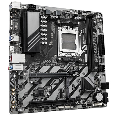 GIGABYTE B840M D2H AMD AM5 Micro-ATX Motherboard, 2x DDR5, 2x M.2, 2.5GbE LAN, 1x HDMI