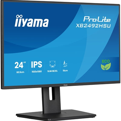 iiyama ProLite XB2492HSU-B1 24" Full HD IPS 120Hz Business Monitor