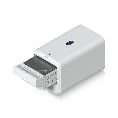 Ubiquiti UNAS-2-W UniFi NAS 2 Bay 2.5GbE RJ45 Network Attached Storage Device (White), Desktop