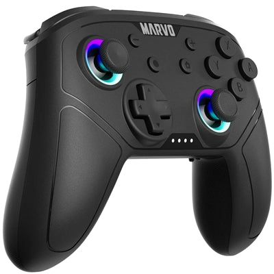 Marvo GT-80 Pact 60 Wireless Gaming Controller Compatible with PS3, PS4, Switch, PC and Mobile (Black)