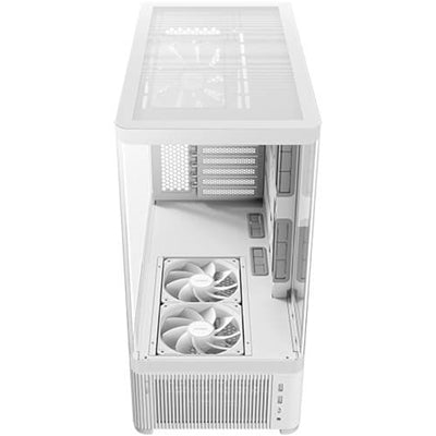 ANTEC Constellation C6 AirA, Mid-Tower ATX Gaming Case, Curved 3-Sided Tempered Glass, 3x Pre-Installed PWM Fans, White