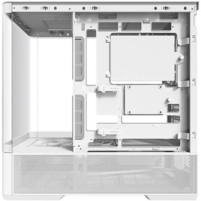 ANTEC Constellation C6 AirA, Mid-Tower ATX Gaming Case, Curved 3-Sided Tempered Glass, 3x Pre-Installed PWM Fans, White