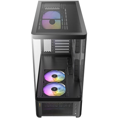 Antec Constellation C6 Curve, Mid Tower, ATX/mATX/ITX, Curved Tempered Glass, 3x ARGB Fans, Vertical Airflow, Black