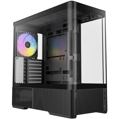 Antec Constellation C6 Curve, Mid Tower, ATX/mATX/ITX, Curved Tempered Glass, 3x ARGB Fans, Vertical Airflow, Black