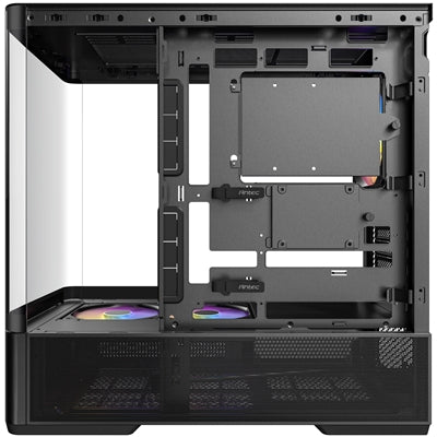 Antec Constellation C6 Curve, Mid Tower, ATX/mATX/ITX, Curved Tempered Glass, 3x ARGB Fans, Vertical Airflow, Black