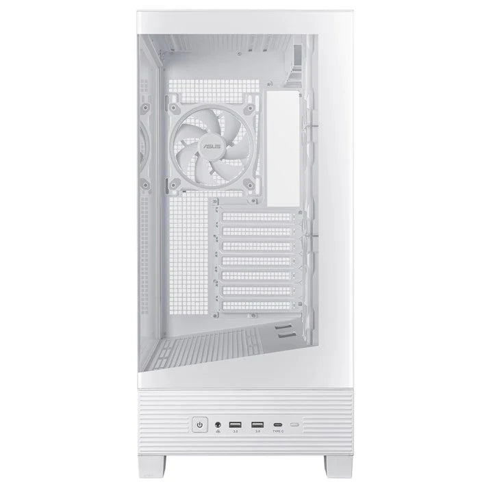ASUS A31 PLUS ARGB ATX Midi Tower Case | 4 ARGB Fans | 360mm Radiator | BTF Compatible | White