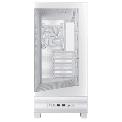 ASUS A31 PLUS ARGB ATX Midi Tower Case | 4 ARGB Fans | 360mm Radiator | BTF Compatible | White