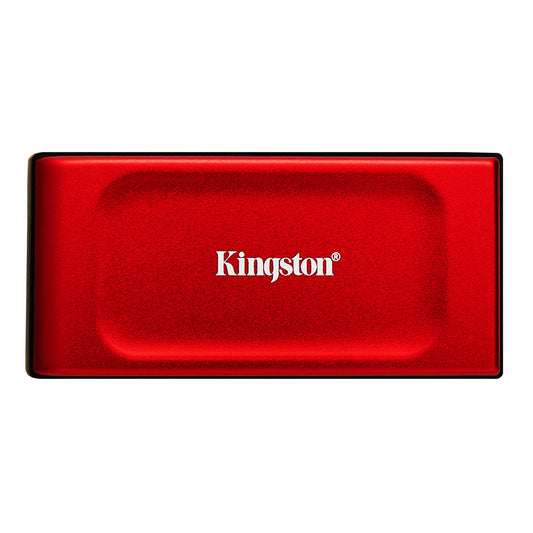 Kingston Technology 1TB XS1000 Red External USB 3.2 Gen 2 Portable Solid State Drive, 1 TB, USB Type-C, 3.2 Gen 2 (3.1 Gen 2), 1050 MB/s, Red