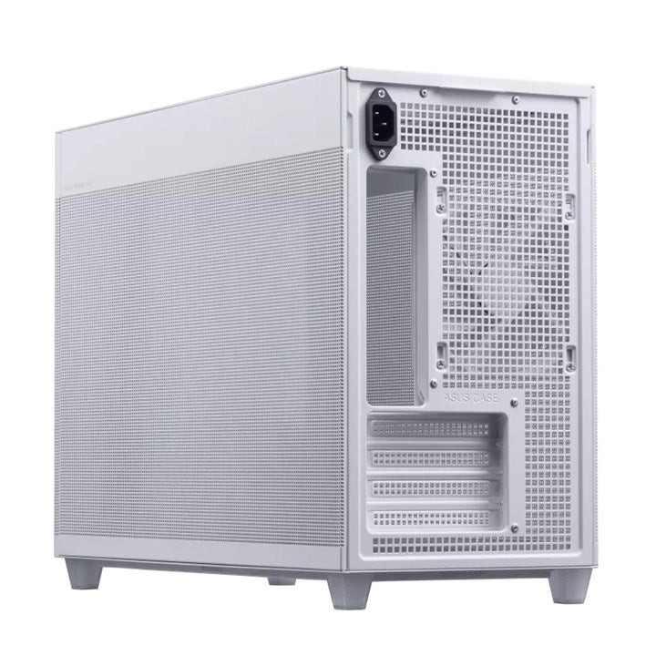 ASUS Prime AP201 Tempered Glass mATX Mini Tower Case | 33L | White