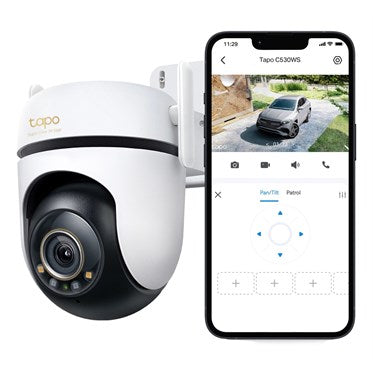 TP-Link Tapo C530WS Outdoor Pan/Tilt Wi-Fi Security Camera | 3K | IP66 | Colour Night Vision