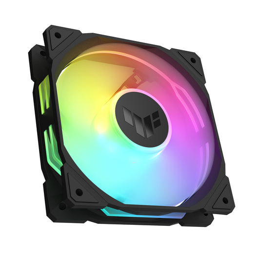 ASUS TUF Gaming TR120 ARGB Reverse Fan - Triple Pack, Fan, 12 cm, Black