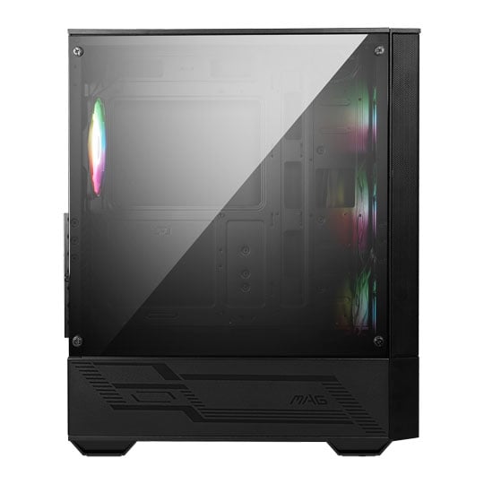 MSI MAG FORGE 112R Mid-Tower Gaming Case - Black ARGB Tempered Glass