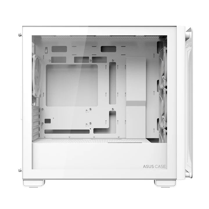 ASUS A23 PLUS ARGB mATX Mid Tower Case | 4 ARGB Fans | 360mm Radiator | White