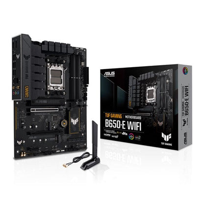 ASUS TUF Gaming B650-E WiFi, AMD AM5, ATX, DDR5 up to 8000MHz, Wi-Fi 6E, 2.5GbE, 3x M.2, PCIe 4.0, 10+2 Power Stages, Ryzen 7000/9000