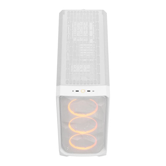 Fractal Design Meshify 3 XL Full Tower Case, E-ATX/ATX/mATX/ITX, 3x Momentum 140mm Fans, Tempered Glass, White