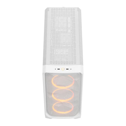 Fractal Design Meshify 3 XL Full Tower Case, E-ATX/ATX/mATX/ITX, 3x Momentum 140mm Fans, Tempered Glass, White