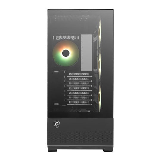 MSI MAG PANO 110R PZ Mid-Tower Gaming Case - Black ARGB Tempered Glass