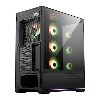 MSI MAG PANO 110R PZ Mid-Tower Gaming Case - Black ARGB Tempered Glass