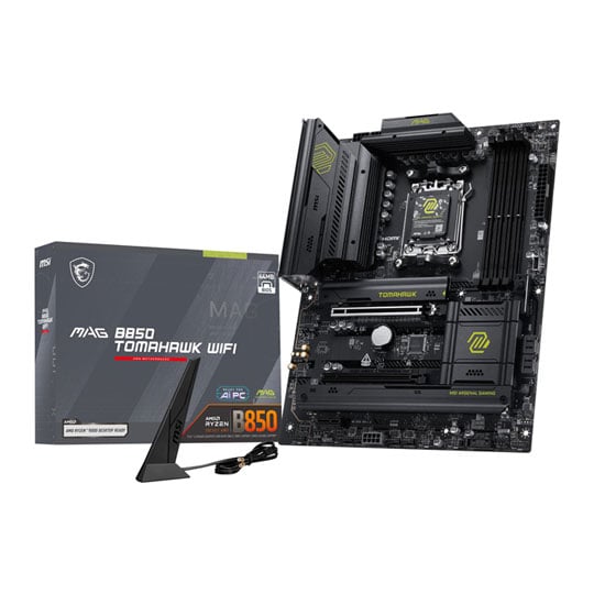 MSI MAG B850 TOMAHAWK WIFI AMD AM5 ATX Gaming Motherboard
