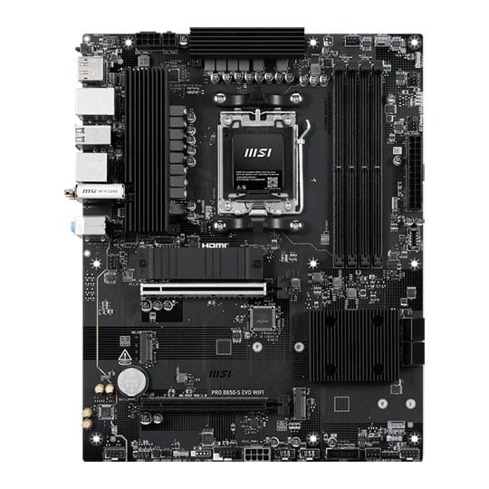 MSI PRO B850-S EVO WIFI AMD AM5 ATX Motherboard