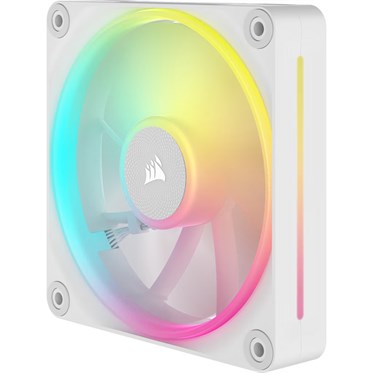Corsair iCUE LINK LX120 RGB 120mm PWM Case Fan | 2400 RPM | White | 3-Pack