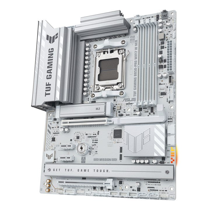 ASUS TUF GAMING B850-PRO WIFI7 W NEO | AM5 | B850 | ATX | DDR5 | Wi-Fi 7 | White | Motherboard