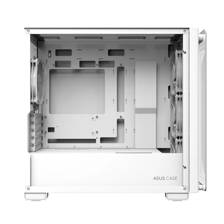 ASUS A23 PLUS ARGB mATX Mid Tower Case | 4 ARGB Fans | 360mm Radiator | White