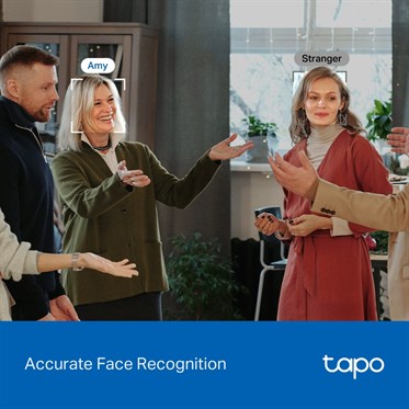 TP-Link Tapo C260 4K Pan/Tilt AI Home Security Wi-Fi Camera | 8MP | Face Recognition | Indoor