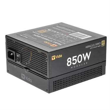 Vida Heracles XTY850G-850W 850W 80+ Gold, ATX 3.1, PCIe 5.1, Fully Modular PSU, Black