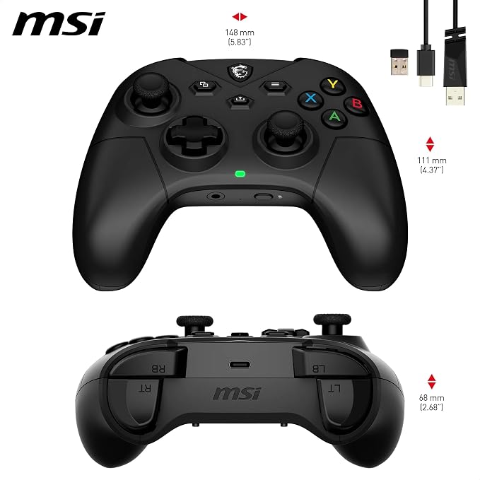 MSI FORCE GC300 Wireless Gaming Controller - Black
