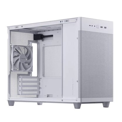 ASUS Prime AP201 Tempered Glass mATX Mini Tower Case | 33L | White