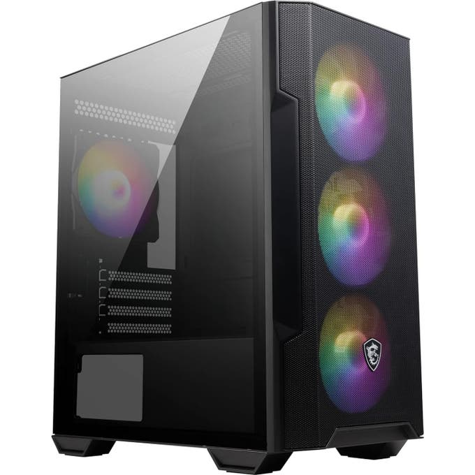 MSI MAG FORGE M100R Gaming Case - Micro-ATX ARGB Tempered Glass Chassis