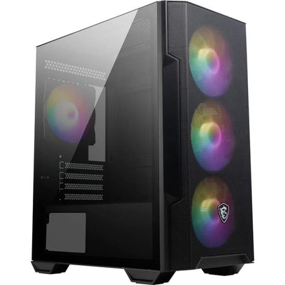 MSI MAG FORGE M100R Gaming Case - Micro-ATX ARGB Tempered Glass Chassis