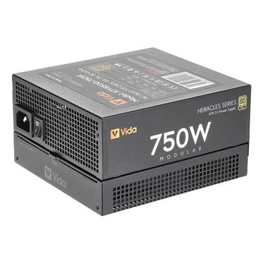 Vida Heracles 750W 80+ Gold, ATX 3.1, PCIe 5.1, Fully Modular PSU, Black