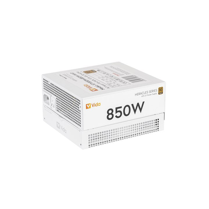 Vida Heracles XTY850M-850WWHT 850W 80+ Bronze, ATX 3.1, PCIe 5.1, Non-Modular PSU, White