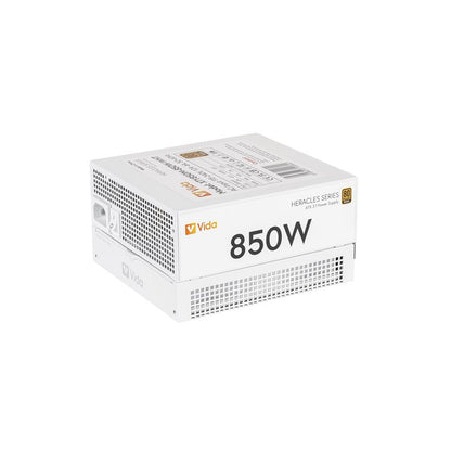 Vida Heracles XTY850M-850WWHT 850W 80+ Bronze, ATX 3.1, PCIe 5.1, Non-Modular PSU, White