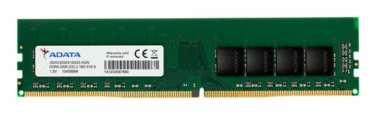 ADATA 16GB DDR4 3200MHz PC4-25600 CL22 288-pin DIMM